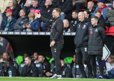 John Eustace, İngiltere 'nin Sheffield Lane şehrinde oynanan Sky Bet Şampiyonası maçında Derby County' nin teknik direktörü Sheffield United 'a karşı.