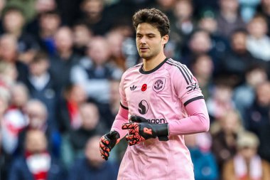 Manchester United kalecisi Senne Lammens Premier League maçında Nottingham Forest Manchester United 'a karşı City Ground, Nottingham, İngiltere, 1 Kasım 2025 