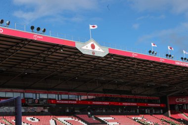 Bramall Lane 'in, 1 Kasım 2025' te Bramall Lane, Sheffield, İngiltere 'de oynanan Sheffield United - Derby County maçı öncesinde genel bir görüntüsü. 