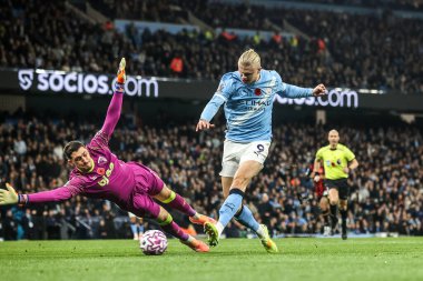 Manchester City 'den Erling Haaland Premier League maçında 2-1 berabere kaldı. Manchester City, Etihad Stadyumu' nda Bournemouth 'a karşı 2 Kasım 202