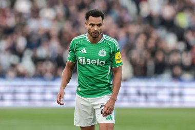 Newcastle 'dan Jacob Murphy Premier League maçında West Ham United, Newcastle United' a karşı Londra Stadyumu, Londra, İngiltere 'de 2 Kasım 2025 