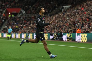 Everton 'dan Iliman Ndiaye, İngiltere' nin Sunderland kentinde 3 Kasım 2025 'te oynanan Premier League karşılaşmasında Sunderland Everton' a karşı 0-1 'lik galibiyet golünü kutluyor.  