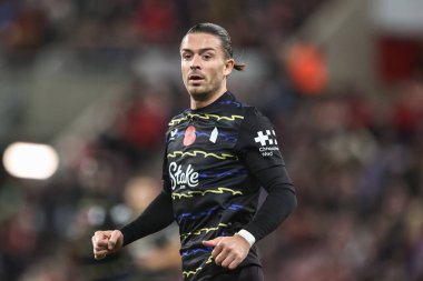 Everton 'dan Jack Grealish Premier League maçı sırasında Sunderland Everton' a karşı Stadium Of Light, Sunderland, İngiltere, 3 Kasım 2025 