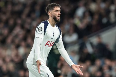Tottenham Hotspur 'dan Rodrigo Bentancur, UEFA Şampiyonlar Ligi Maçı 4' te Tottenham Hotspur 'a karşı F.C. Kopenhag Tottenham Hotspur Stadyumu, Londra, İngiltere 4 Kasım 2025