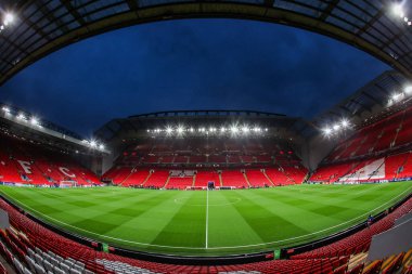 Anfield 'in Anfield, Liverpool, İngiltere' de 4 Kasım 2025 'te oynanan 8 Liverpool maçının 4' üncüsü olan UEFA Şampiyonlar Ligi karşılaşmasının genel görünümü