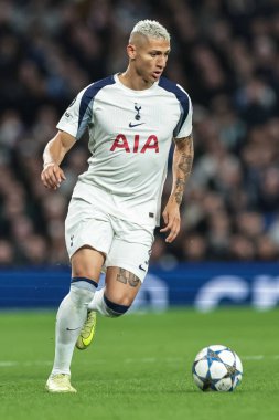 Tottenham Hotspur takımından Richarlison, UEFA Şampiyonlar Ligi maçının 4 'üncü günü Tottenham Hotspur' a karşı F.C. Kopenhag Tottenham Hotspur Stadyumu, Londra, İngiltere 4 Kasım 2025