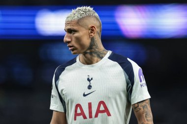 Tottenham Hotspur takımından Richarlison UEFA Şampiyonlar Ligi Maçı 'nda 8 Tottenham Hotspur' a karşı 4. Kopenhag Tottenham Hotspur Stadyumu, Londra, İngiltere 4 Kasım 2025