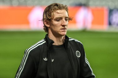 Newcastle United takımından Anthony Gordon, 5 Kasım 2025 'te UEFA Şampiyonlar Ligi 4 - 8 Newcastle United - Atletizm Kulübü karşılaşmasında St.James' s Park, Newcastle 'a geldi. 