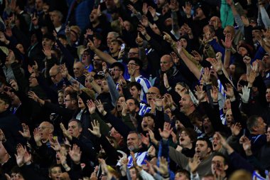 Sheffield Wednesday taraftarları 5 Kasım 2025 'te Sheffield Çarşamba günkü Norwich City maçından önce Hillsborough, Sheffield, İngiltere' de 