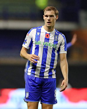 Sheffield 'den Svante Ingelsson Çarşamba günü Sheffield Wednesday' in Norwich City 'e karşı oynadığı 5 Kasım 2025' te Sheffield, İngiltere 'de oynanan maçta 