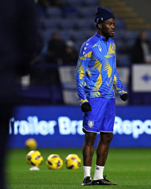 Sheffield 'den Ike Ugbo Çarşamba günü Sheffield Çarşamba günü Hillsborough, Sheffield, İngiltere' de Norwich City maçından önce 5 Kasım 2025 