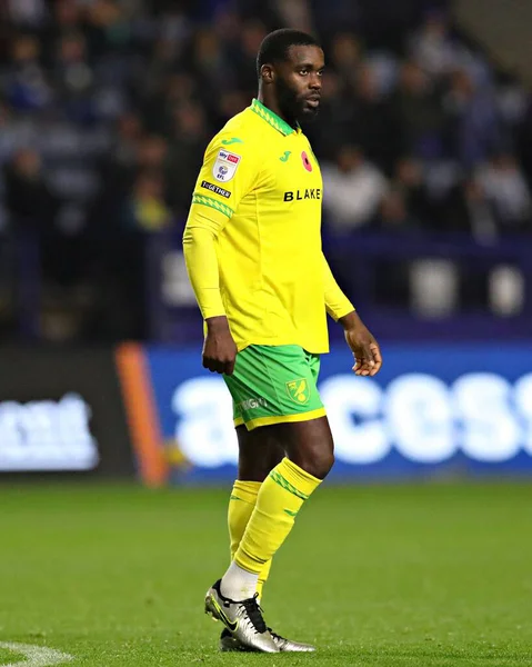Norwich City 'den Jeffrey Schlupp 5 Kasım 2025' te Sheffield Çarşamba günü Hillsborough, Sheffield City 'de Norwich City maçında 