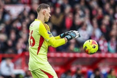 Nottingham Ormanı kalecisi Matz Sels Premier League maçında Nottingham Forest, Leeds United 'a karşı City Ground, Nottingham, İngiltere, 9 Kasım 2025 
