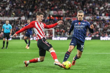 Sunderland 'dan Trai Hume ve Arsenal' den Leandro Trossard Premier League maçında Sunderland-Arsenal Stadyumu 'nda 8 Kasım 2025' de karşı karşıya geldiler. 