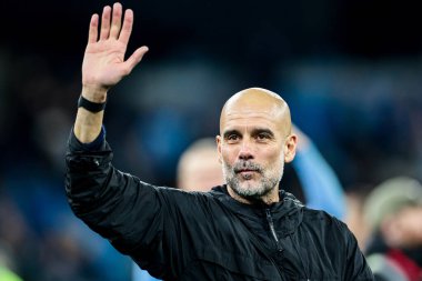 Pep Guardiola Manchester City teknik direktörü, Manchester City 'nin 9 Kasım 2025' te Etihad Stadyumu 'nda Liverpool' a karşı oynadığı Premier League maçı sonrasında 3-0 'lık galibiyeti kutladı. 