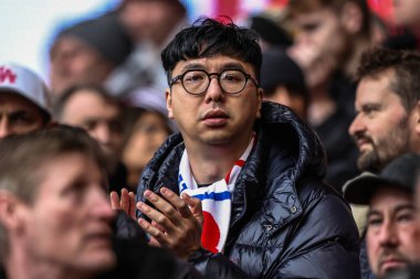 Nottingham Forest taraftarları Premier League maçı sırasında Nottingham Forest, Leeds United 'a karşı City Ground, Nottingham, İngiltere, 9 Kasım 2025 