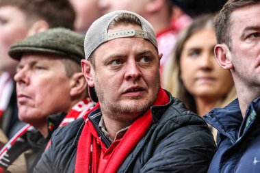 Nottingham Forest taraftarları Premier League maçı sırasında Nottingham Forest, Leeds United 'a karşı City Ground, Nottingham, İngiltere, 9 Kasım 2025 