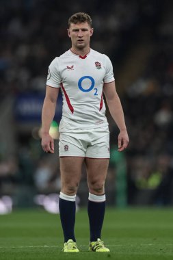 İngiltere 'den Fraser Dingwall, Quilter Nations Serisi 2025 karşılaşmasında İngiltere, Allianz Stadyumu, Twickenham' da Fiji 'ye karşı, 8 Kasım 2025