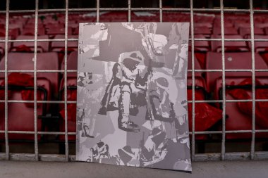 Premier Lig maçında Sunderland Arsenal 'e karşı Stadyum of Light, Sunderland, Birleşik Krallık' ta 8 Kasım 2025 'te oynanan maç kapağı. 