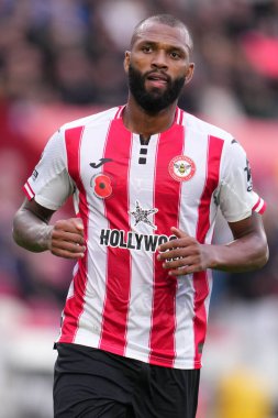 Brentford 'dan Igor Thiago Premier League maçı sırasında Brentford Newcastle United' a karşı Gtech Community Stadyumu, Londra, Birleşik Krallık, 9 Kasım 2025 