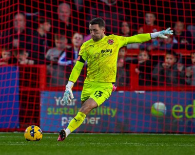 Fleetwood Town takımından Jay Lynch 8 Kasım 2025 'te Crawley Town, Fleetwood Town' a karşı The People 's Emeklilik Stadyumu' nda oynanan maçta 