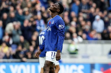 Everton 'dan Thierno Barry, 8 Kasım 2025' te Liverpool 'daki Hill Dickinson Stadyumu' nda oynanan Premier League maçında ofsayt olarak hükmedildiği için üzgündü. 