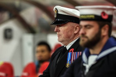 Premier Lig maçı sırasında stadyumda anma günü Sunderland-Arsenal Stadyumu, Sunderland, Birleşik Krallık, 8 Kasım 2025 