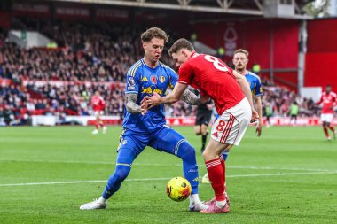 Nottingham Ormanı 'ndan Joe Rodon ve Elliot Anderson Premier Lig maçında Nottingham Forest, Leeds United' a karşı City Ground, Nottingham, İngiltere 'de 9 Kasım 2025' de oynadılar. 
