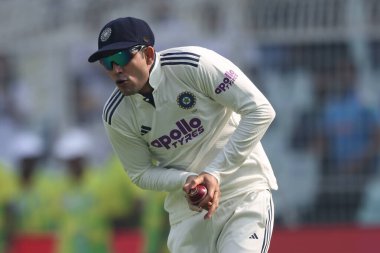 Hindistan 'dan Shubman Gill (Kaptan) IDFC First Bank Test Maçı 1 gün boyunca Hindistan ile Güney Afrika arasında Eden Gardens, Kolkata, Hindistan, 14 Kasım 2025