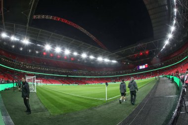 Wembley Stadyumu 'nun FIFA Dünya Kupası elemeleri sırasındaki genel görüntüsü 9. Maç sırasında İngiltere Sırbistan' a karşı Wembley Stadyumu, Londra, 13 Kasım 2025