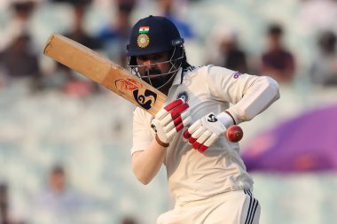 Hindistan 'dan KL Rahul IDFC First Bank Test Maçı' nda Hindistan 'a karşı Güney Afrika Cennet Bahçeleri, Kolkata, Hindistan, 14 Kasım 2025 