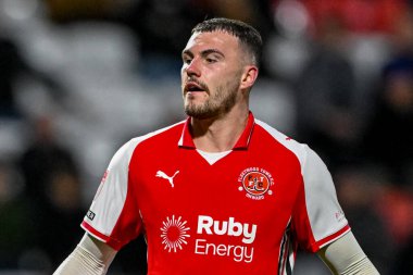 Fleetwood Town 'dan Ryan Graydon 15 Kasım 2025' te İngiltere 'nin Highbury Stadyumu' nda Fleetwood Town - Swindon Town maçında 