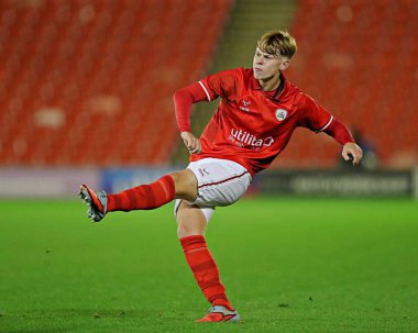 Barnsley FC U18 'den Robson Woodcock U18 FA Gençler Kupası 2. tur karşılaşmasından önce Oakwell, Barnsley, Birleşik Krallık' ta Barnsley-Mansfield Town maçında 17 Kasım 2025             