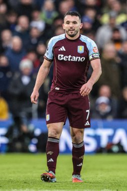 Aston Villa takımından JohnMcGinn Premier Lig karşılaşmasında Leeds United ile Aston Villa arasında 23 Kasım 2025 'te Elland Road, Leeds, İngiltere