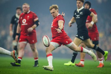 Galler 'den Blair Murray Quilter Nations Serisi 2025' te Principality Stadyumu, Cardiff, Birleşik Krallık 'ta Galler - Yeni Zelanda maçında 22 Kasım 2025