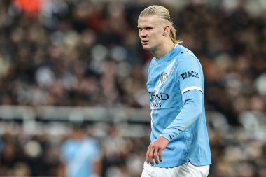 Manchester City 'den Erling Haaland Premier League maçı sırasında Newcastle United, Manchester City' ye karşı St. James 's Park, Newcastle, 21 Kasım 2025