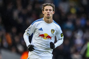 Leeds United 'dan Brenden Aaronson Premier Lig karşılaşmasında Leeds United ile Aston Villa arasında 23 Kasım 2025' te Elland Road, Leeds, İngiltere 'de karşılaştı.