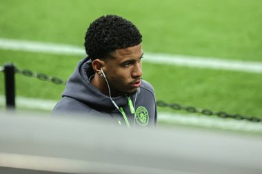 Manchester City 'den Savinho, Premier League maçı sırasında Newcastle United ile Manchester City arasındaki St. James' s Park, Newcastle, 21 Kasım 2025 'te geldi.