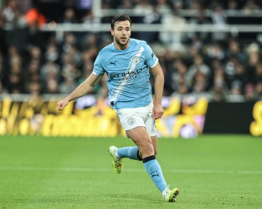 Manchester City 'den Nico Gonzalez Premier League maçı sırasında Newcastle United, Manchester City' ye karşı St. James 's Park, Newcastle, 21 Kasım 2025