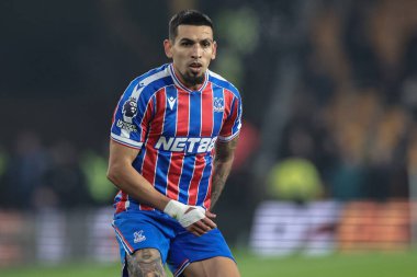 Kristal Saray 'dan Daniel Munoz Premier Lig maçı sırasında Wolverhampton Wanderers, Molineux, Wolverhampton' da Kristal Saray 'a karşı 22 Kasım 2025