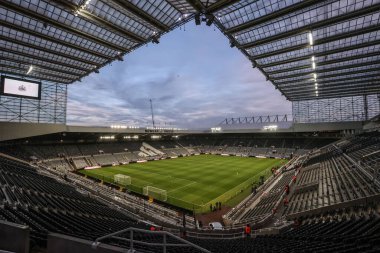 Premier Lig karşılaşması öncesinde St James Park 'ın genel görünümü Newcastle United ile Manchester City arasındaki St. James' s Park, Newcastle, 21 Kasım 2025