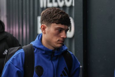 Leeds United takımından Daniel James, Leeds Road, Leeds, Birleşik Krallık 'ın 23 Kasım 2025 tarihli Premier League karşılaşmasında Aston Villa' ya karşı Leeds United maçına geldi.
