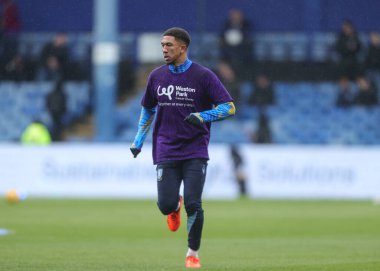 Sheffield 'lı Liam Palmer, 23 Kasım 2025' te Sheffield United 'a karşı oynanan, Sheffield United maçında, maç öncesi ısınma maçında Sheffield United' a karşı.