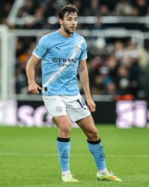 Manchester City 'den Nico Gonzalez Premier League maçı sırasında Newcastle United, Manchester City' ye karşı St. James 's Park, Newcastle, 21 Kasım 2025