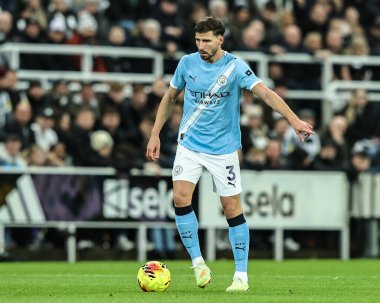 Manchester City 'den Ruben Dias Premier League maçı sırasında Newcastle United, Manchester City' ye karşı St. James 's Park, Newcastle, 21 Kasım 2025