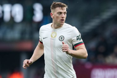 Chelsea Premier Ligi maçında Liam Delap Burnley Chelsea 'ye karşı Turf Moor, Burnley, Birleşik Krallık' ta 22 Kasım 2025