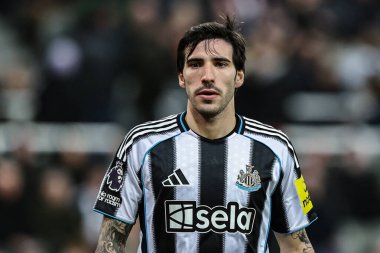 Newcastle 'dan Sandro Tonali Premier Lig maçı Newcastle United, Manchester City' ye karşı St. James 's Park, Newcastle, İngiltere, 21 Kasım 2025