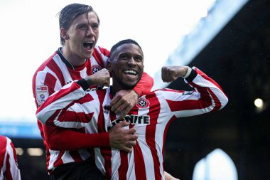 Sheffield United takımından Tyrese Campbell, 23 Kasım 2025 'te Sheffield United' a karşı oynanan 