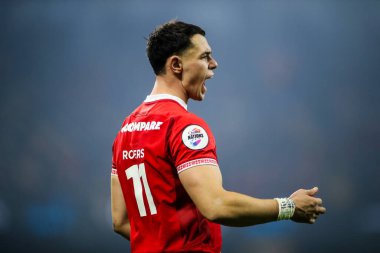 Galler 'den Tom Rogers Quilter Nations Serisi 2025' te Principality Stadyumu, Cardiff, Birleşik Krallık 'ta Galler - Yeni Zelanda maçında 22 Kasım 2025