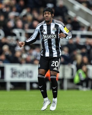 Newcastle 'dan Anthony Elanga Premier Lig maçı Newcastle United ile Manchester City arasında oynanan St.James' s Park, Newcastle, İngiltere, 21 Kasım 2025